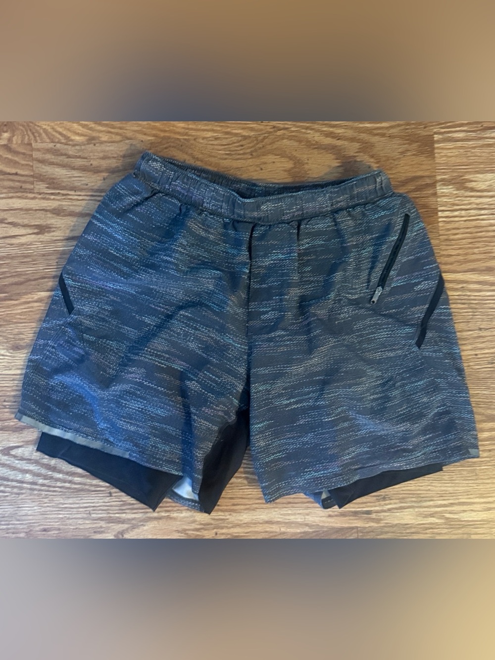 LULULEMON lined SURGE shorts-~ Space Dye